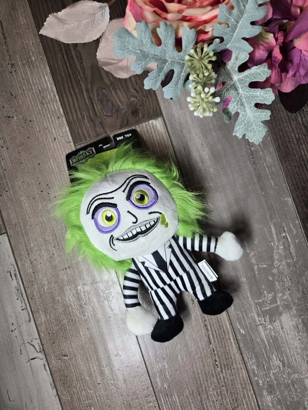 NWT Beetlejuice Dog Toy – Pets + People – Plush